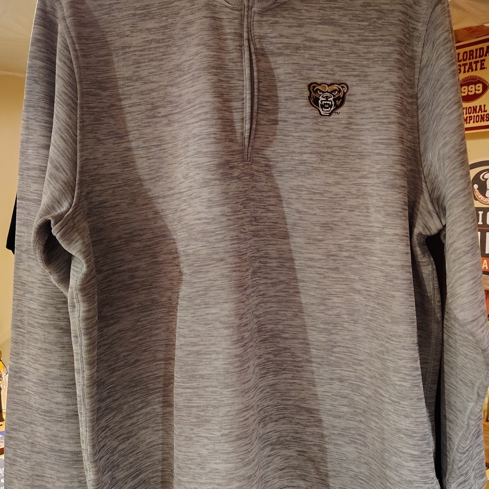 Under Armour Heather Gray Men's Quarter-Zip Sweatshirt